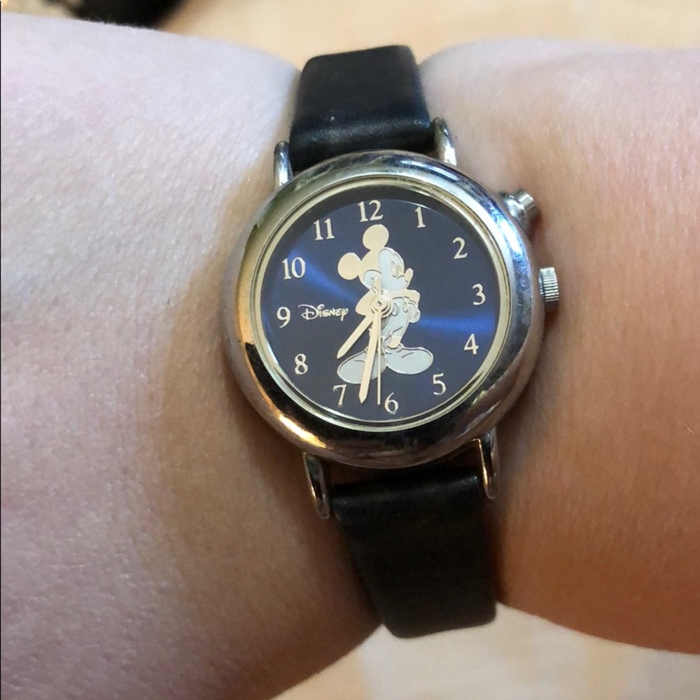 Mickey Mouse Women’s watch Disney blue and silver